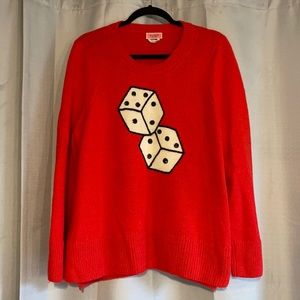 Kate Spade Dice Sweater, Sz Large.